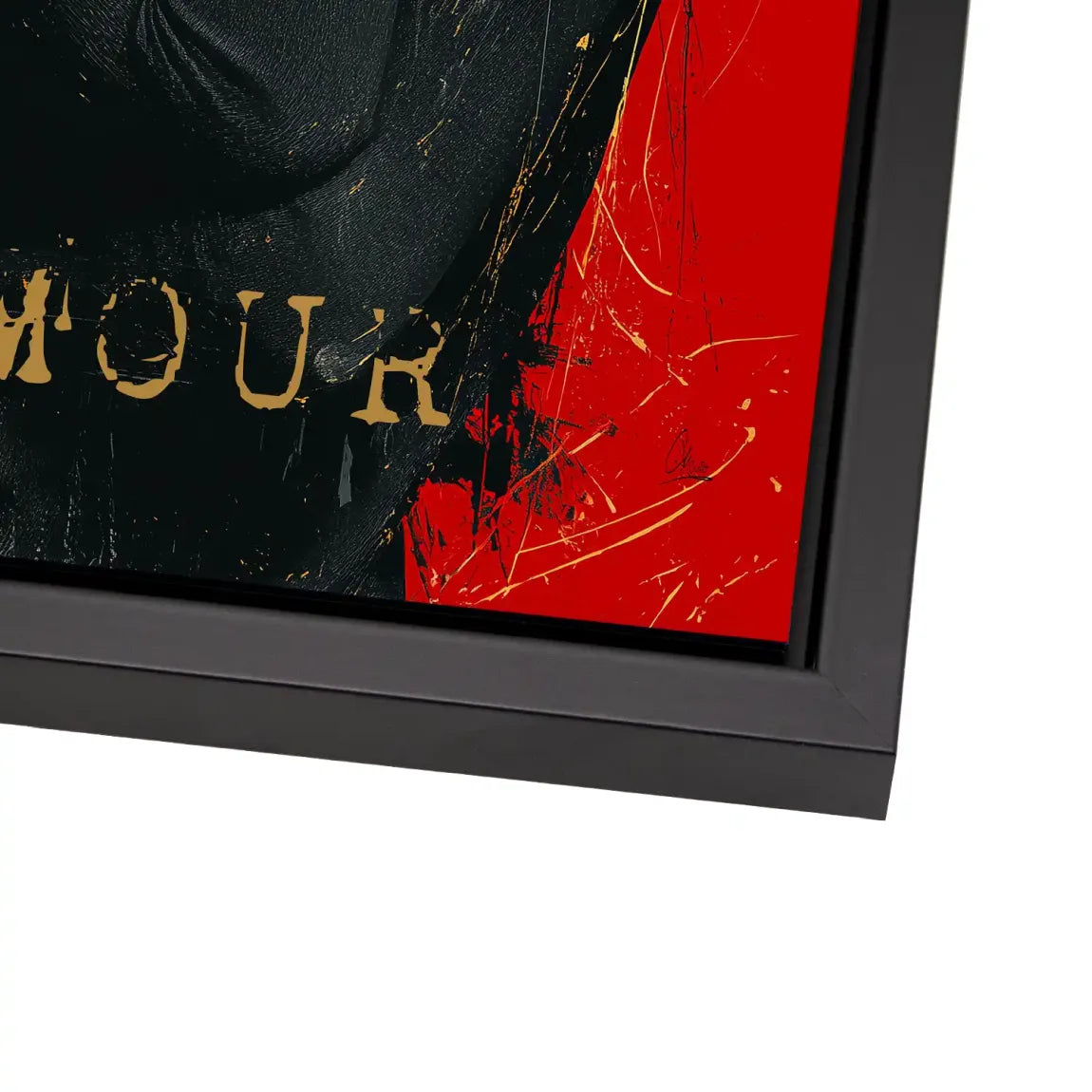 Audrey Hepburn Red Glamour Alu Dibond Bild