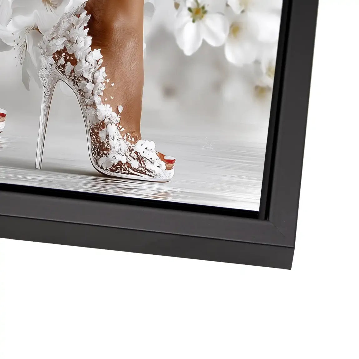 Sensual Blossom Heels Alu Dibond Bild