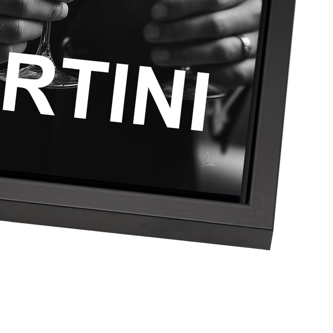 Martini Moment Alu Dibond Bild