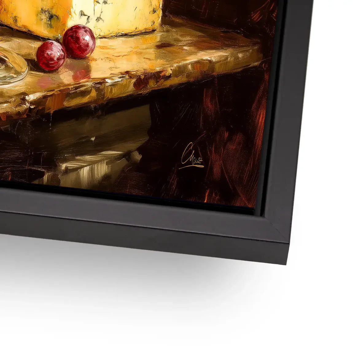 Wein & Käse AluDibond Bild