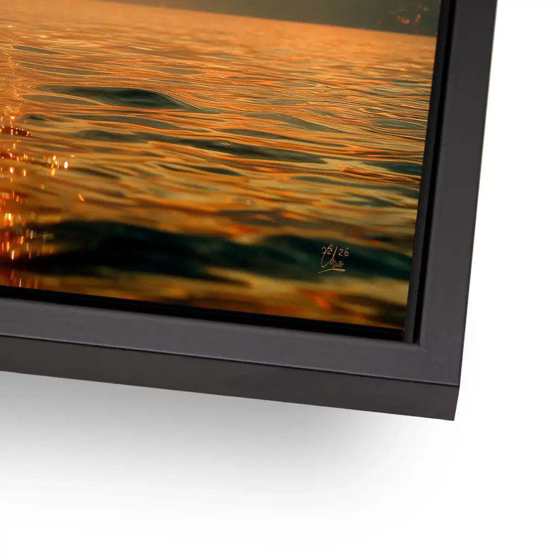 Abendlichter AluDibond Bild