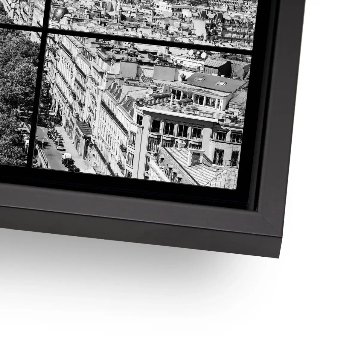 Paris Avenue Noir AluDibond Bild