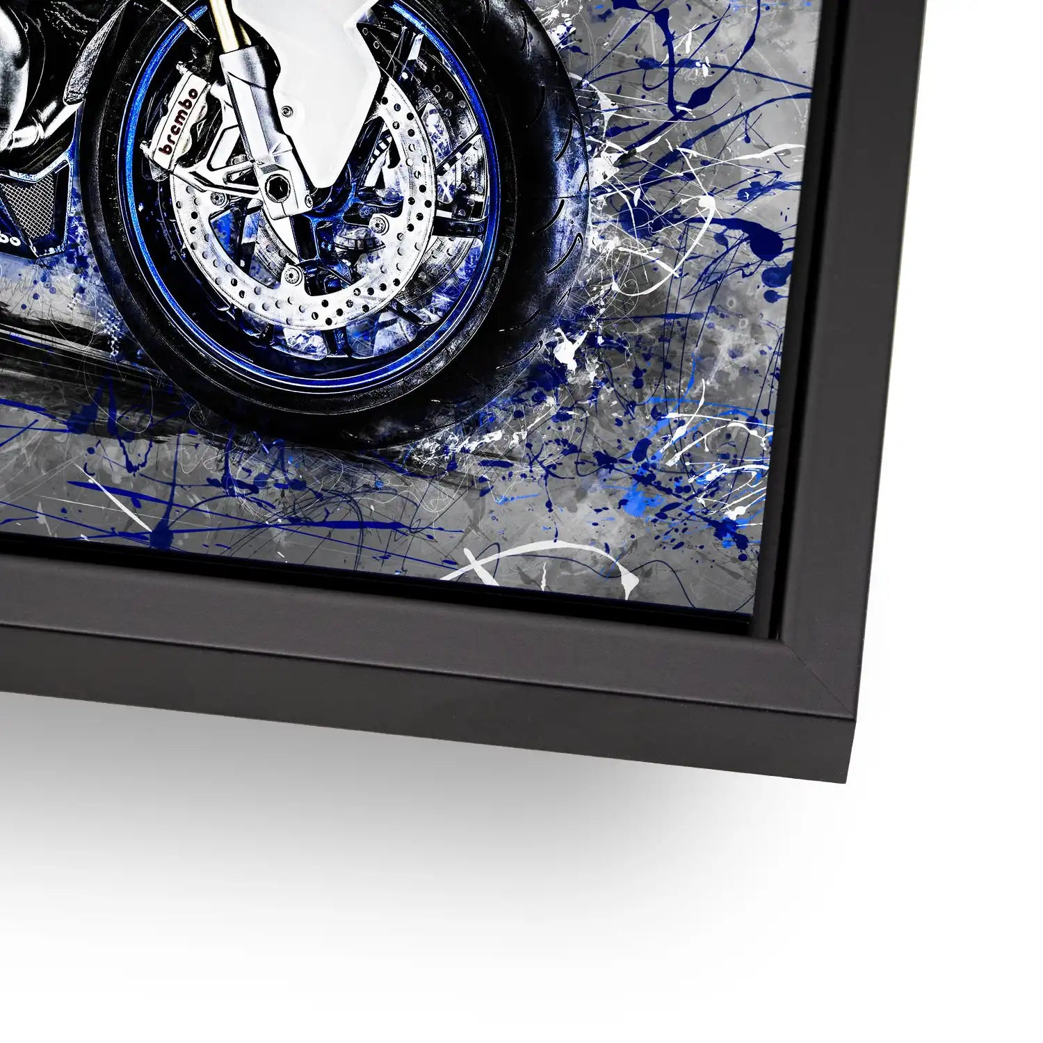 BMW HP2 Abstrakt Style AluDibond Bild INGALERIE