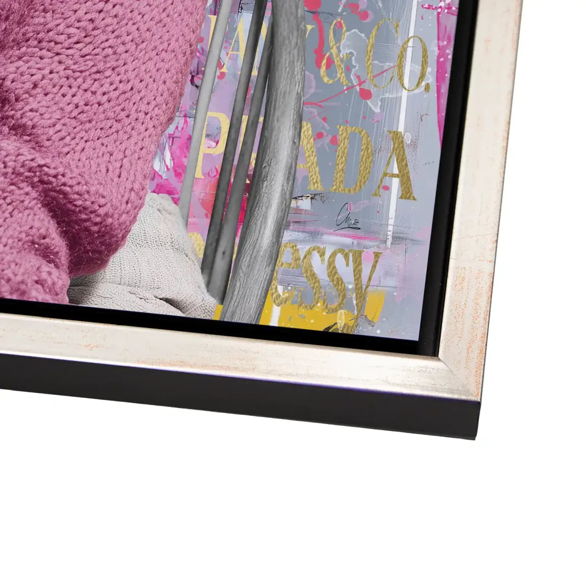 Marilyn Monroe Luxury Style Alu Dibond Bild