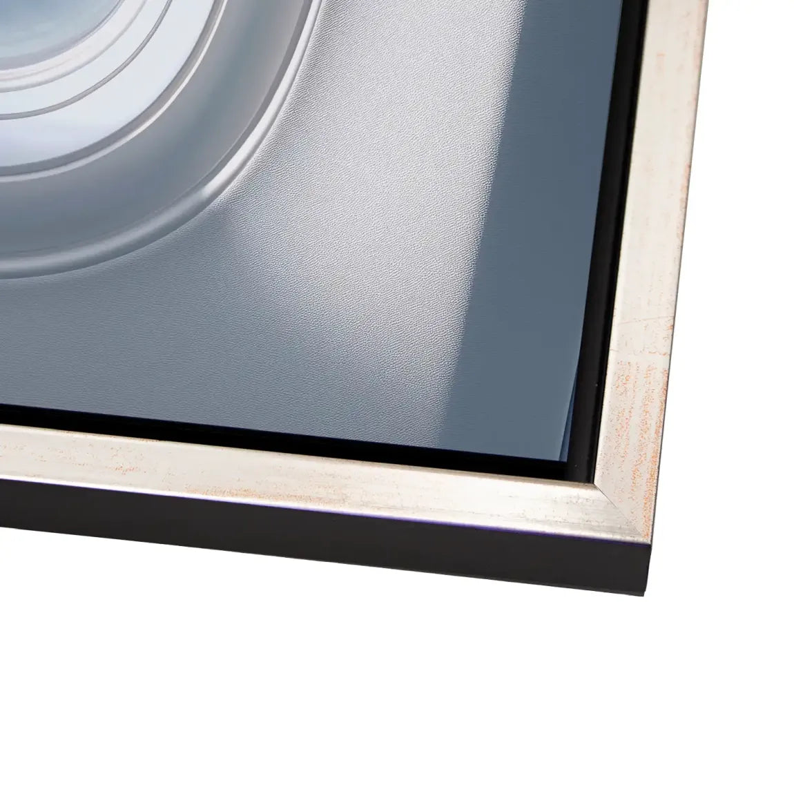 Flugzeugfenster Horizont Alu Dibond Wandbild
