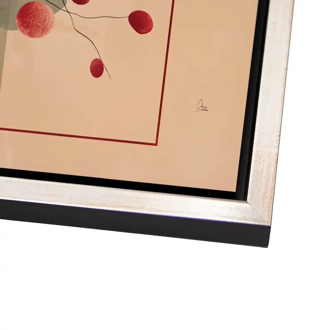 Scarlet Bloom Alu Dibond Bild