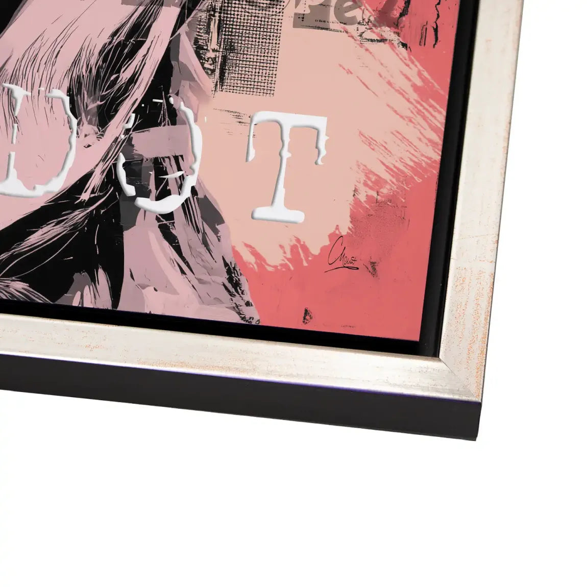 Bardot Chanel Art Alu Dibond Wandbild