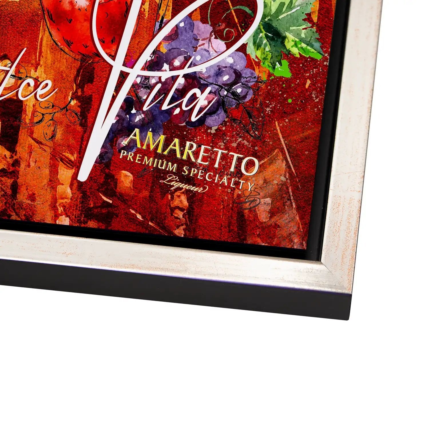 Italien Dolce Vita Pop Art AluDibond Bild INGALERIE
