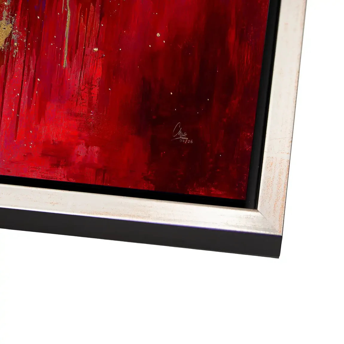 Roter Elefant Alu Dibond Wandbild