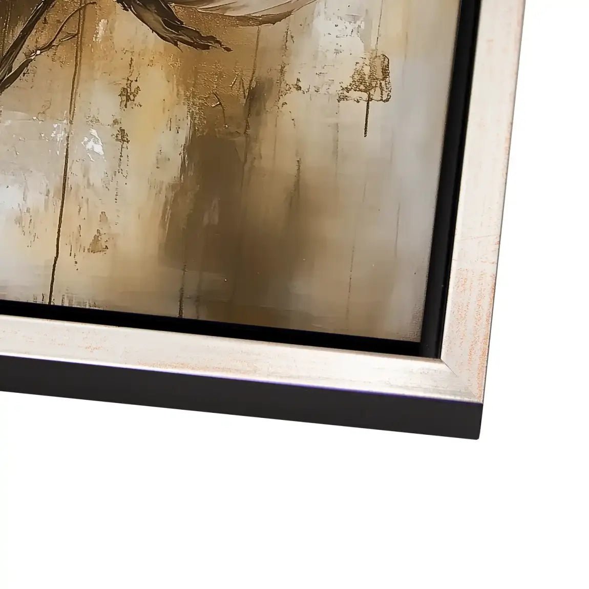 Flower Gold Style AluDibond Bild INGALERIE