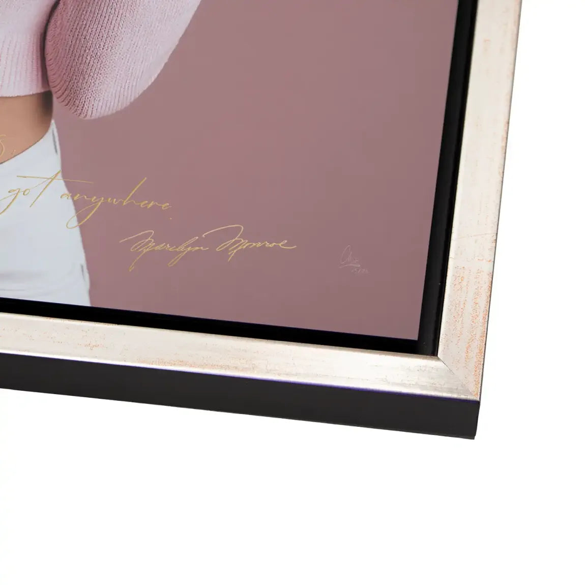 Marilyn Monroe Blush Alu Dibond Wandbild