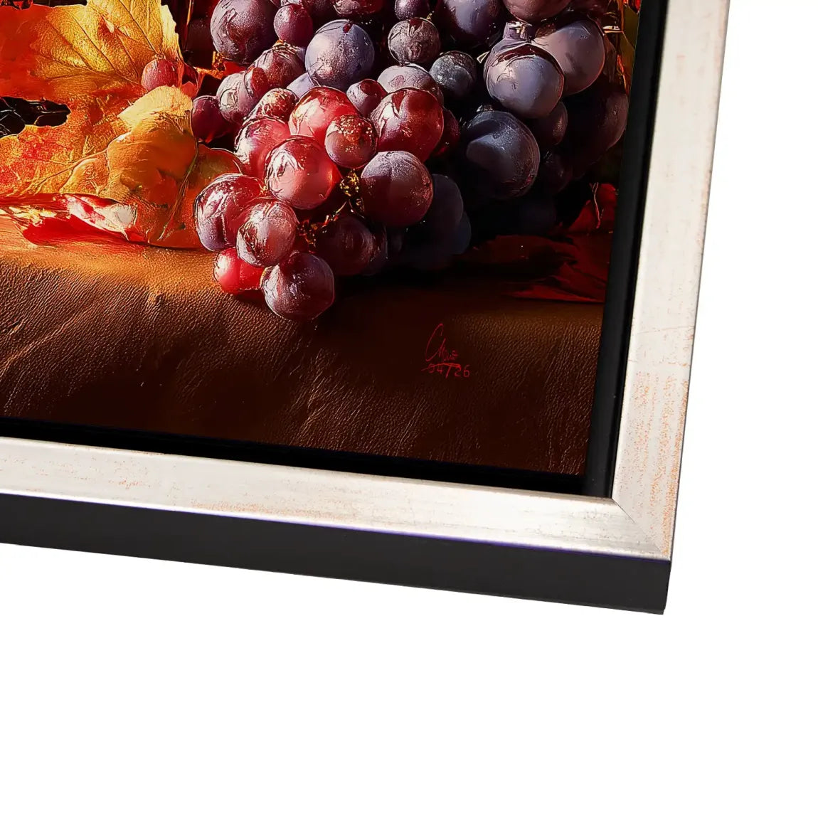 Edle Weinlese Alu Dibond Wandbild