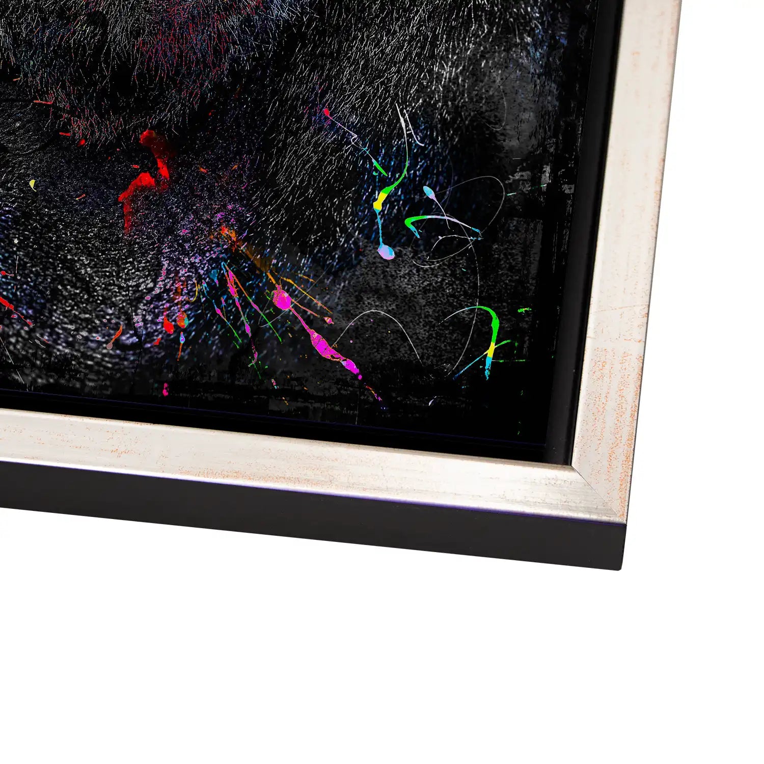 Gorilla Abstrakt Color Style AluDibond Bild INGALERIE