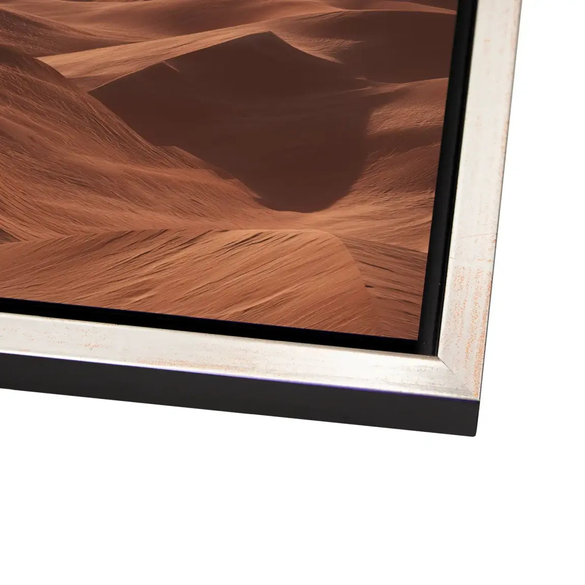 Goldene Wüste Alu Dibond Bild