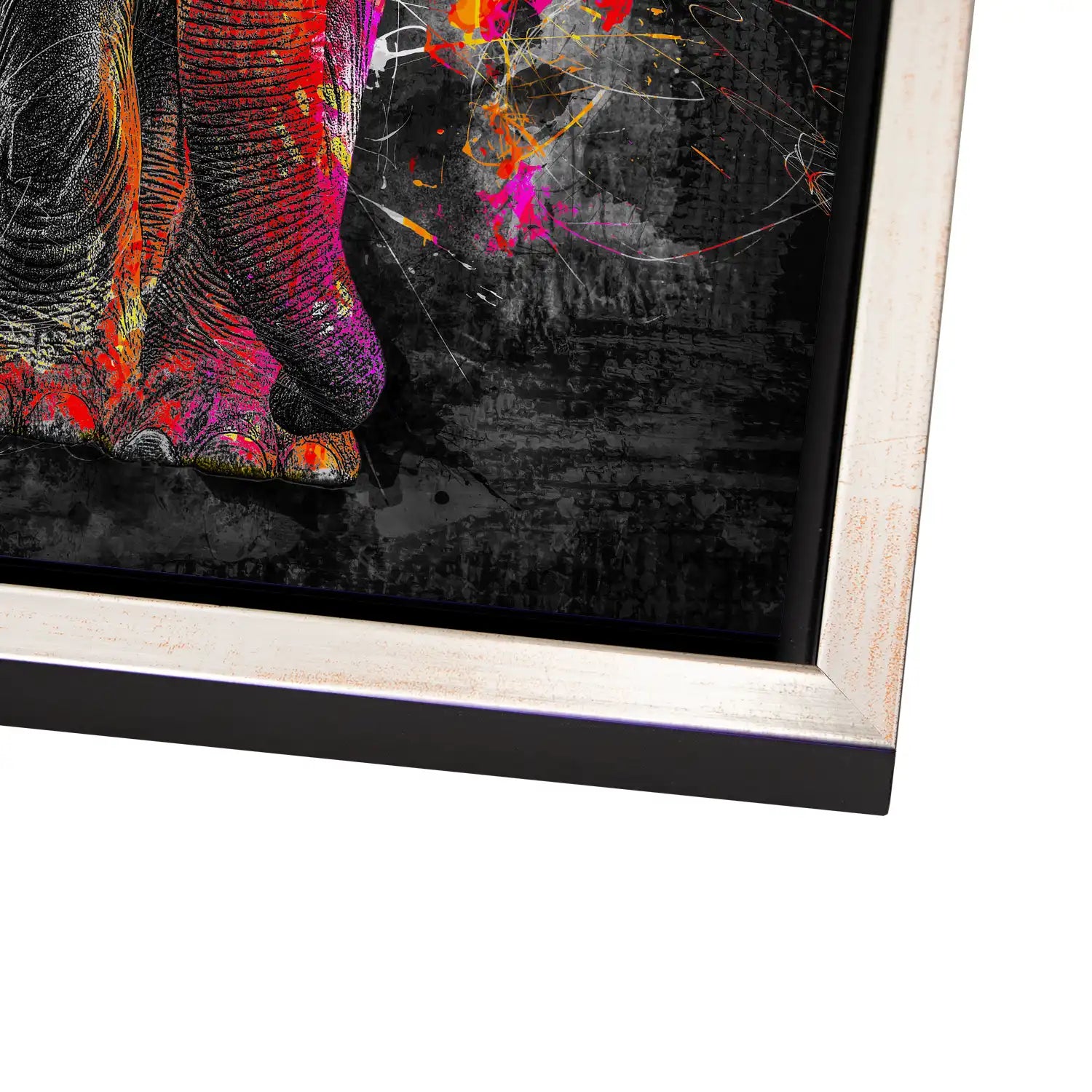 Elefant Abstrakt Style AluDibond Bild INGALERIE