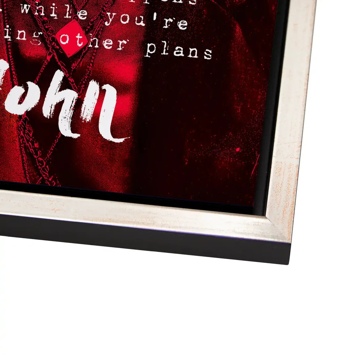 Lennon Red Vision Alu Dibond Bild