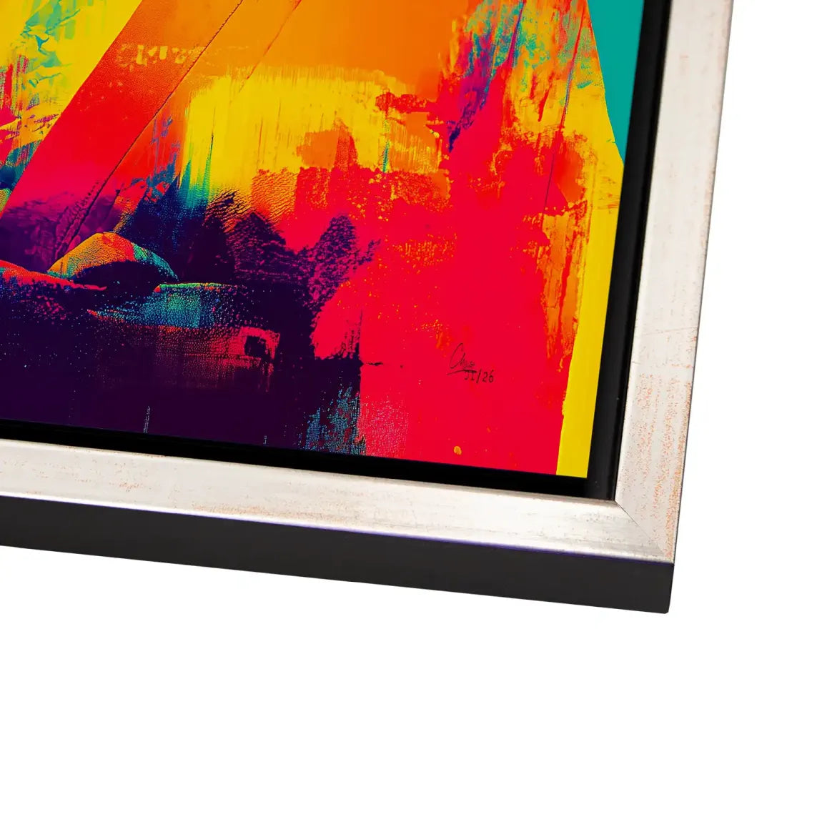 Geisha Pop Art Alu Dibond Bild