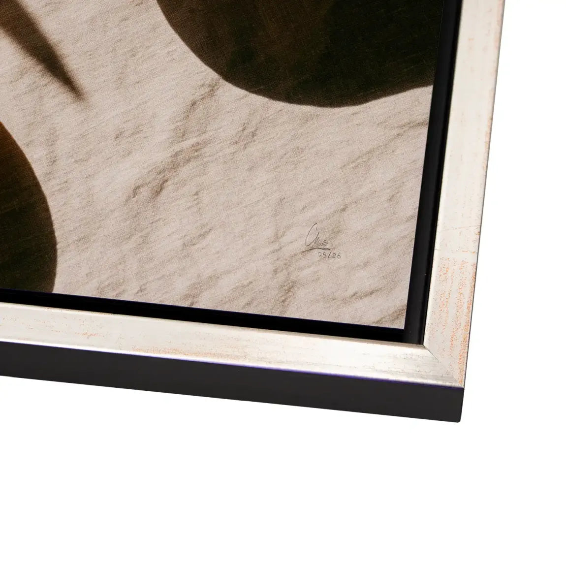 Goldene Zitronen Alu Dibond Wandbild
