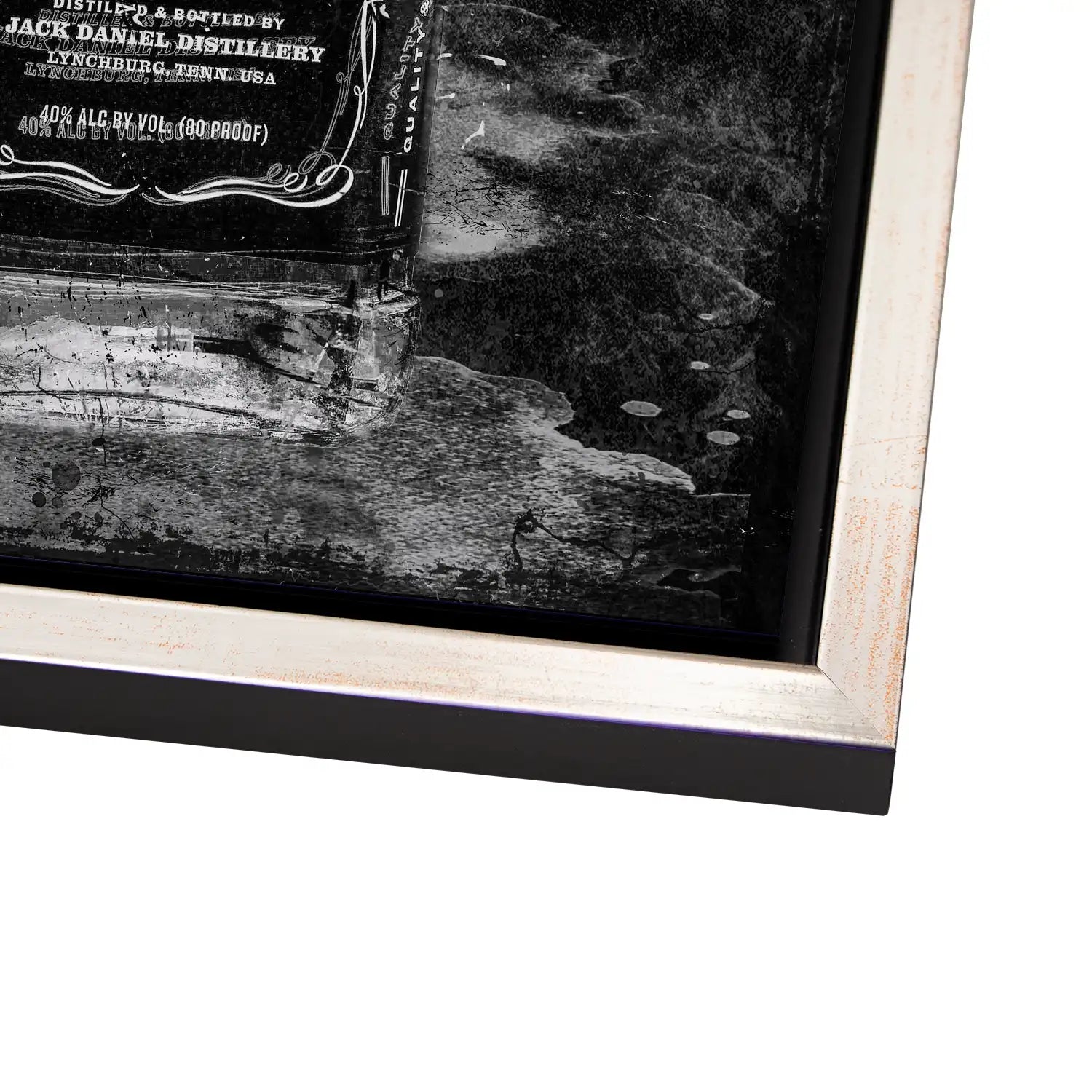 Jack Whisky Black Style AluDibond Bild INGALERIE