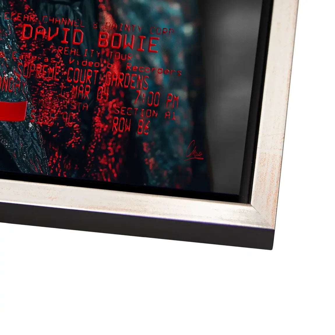 Bowie Starman Alu Dibond Bild