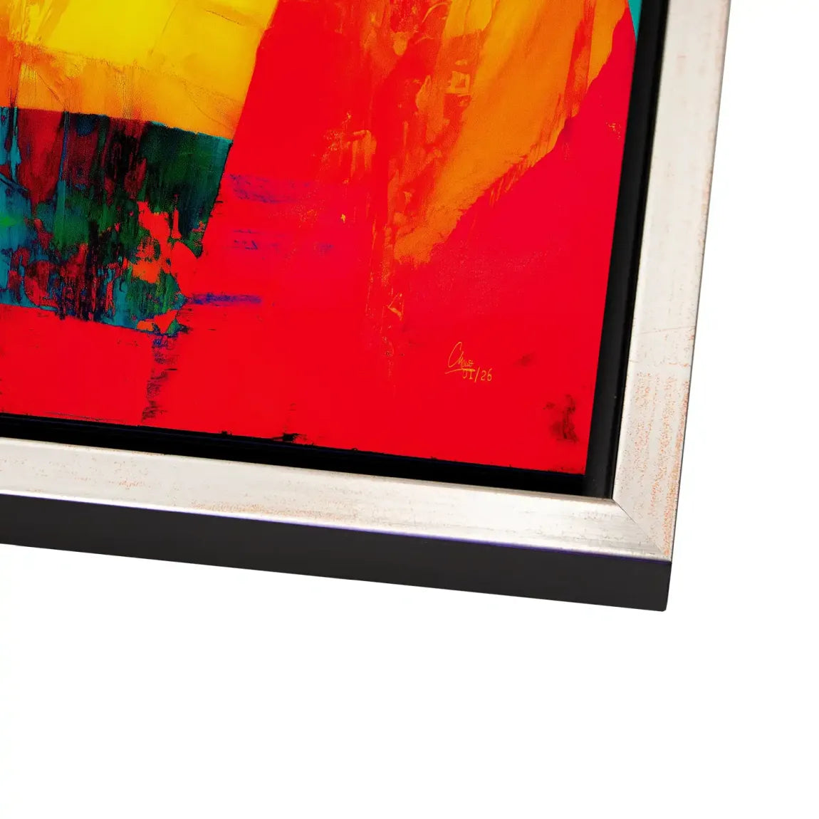Geisha Color Art Alu Dibond Bild