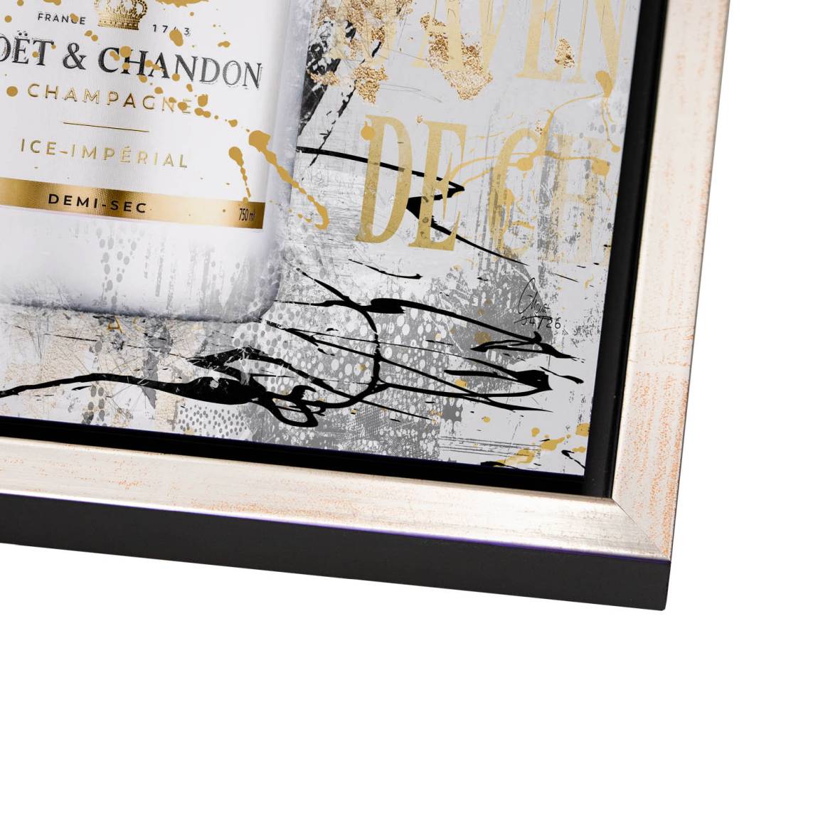 Champagner Prestige Alu Dibond Wandbild