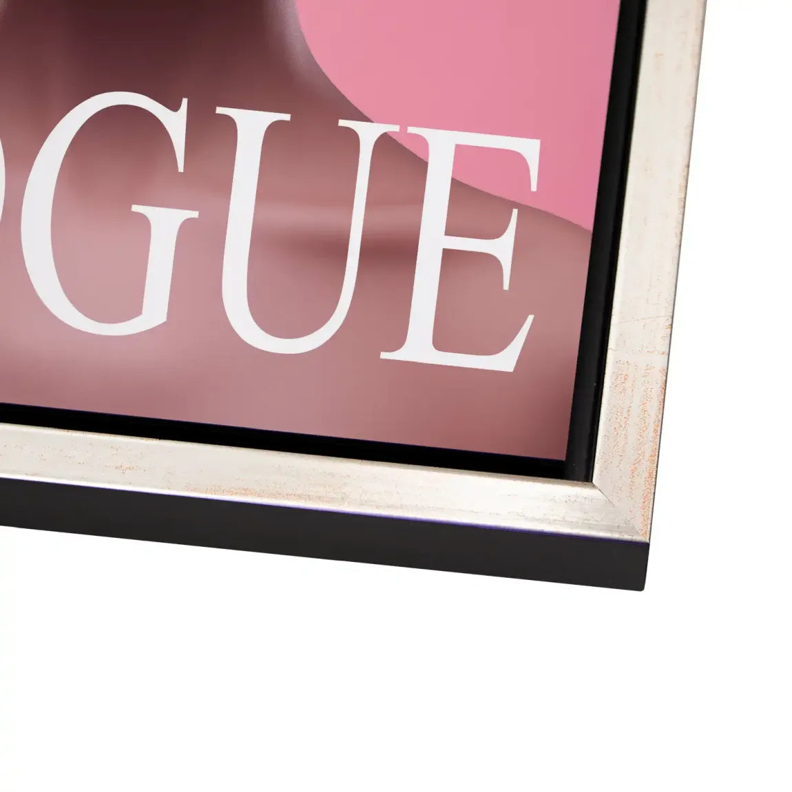 Floral Pink Vogue Alu Dibond Bild