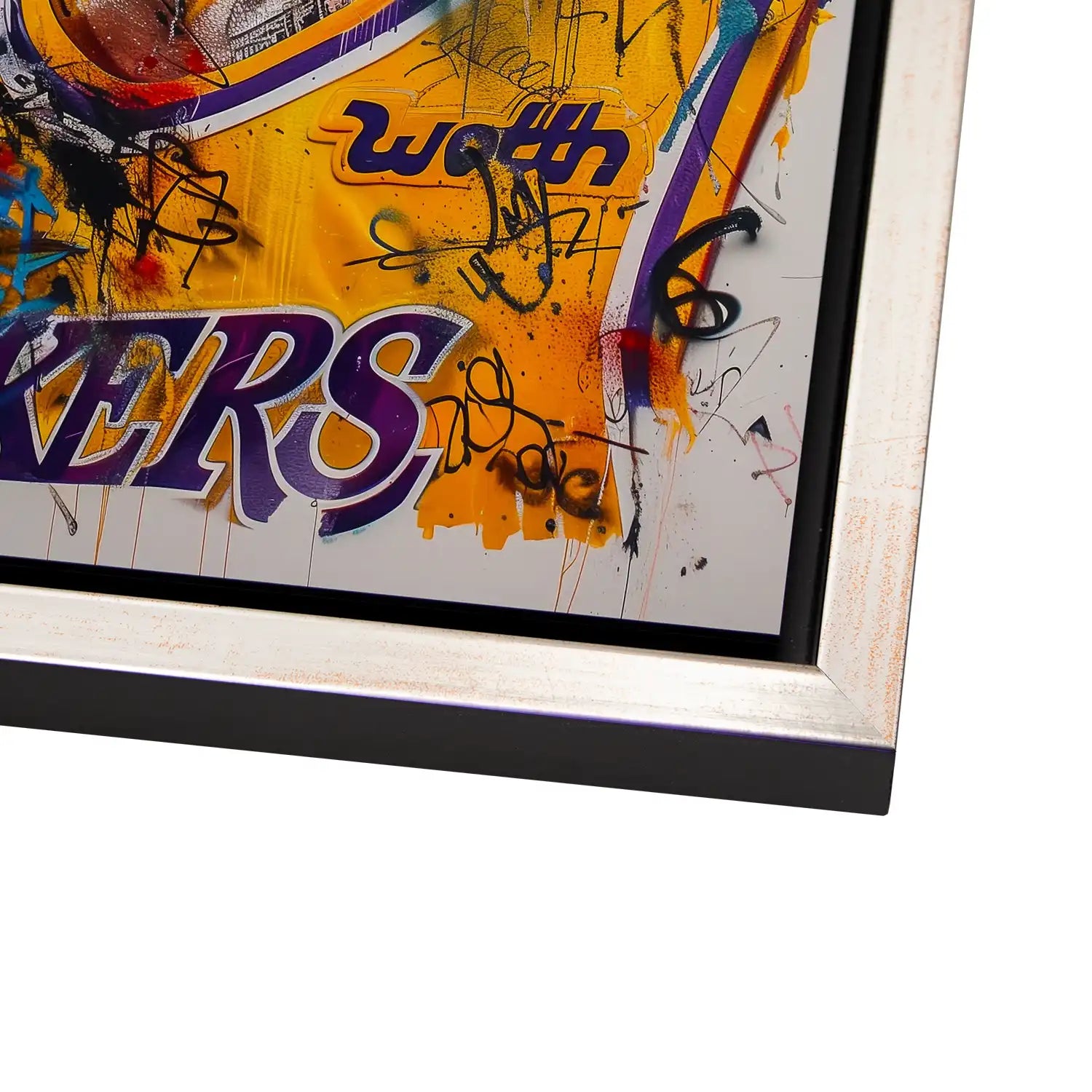 Kobe Basketball Street Art AluDibond Bild INGALERIE