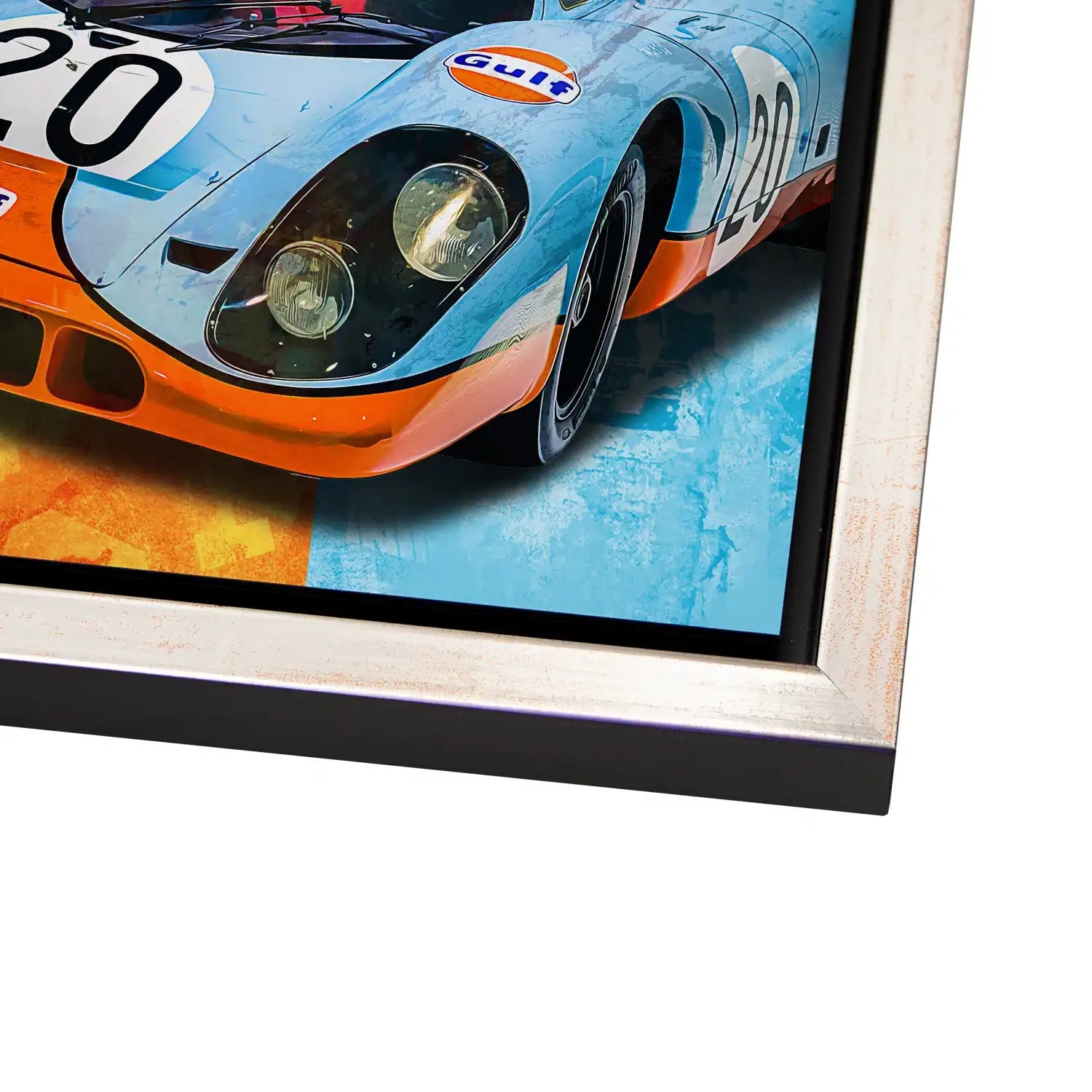 Steve Gulf Porsche 917 AluDibond Bild INGALERIE