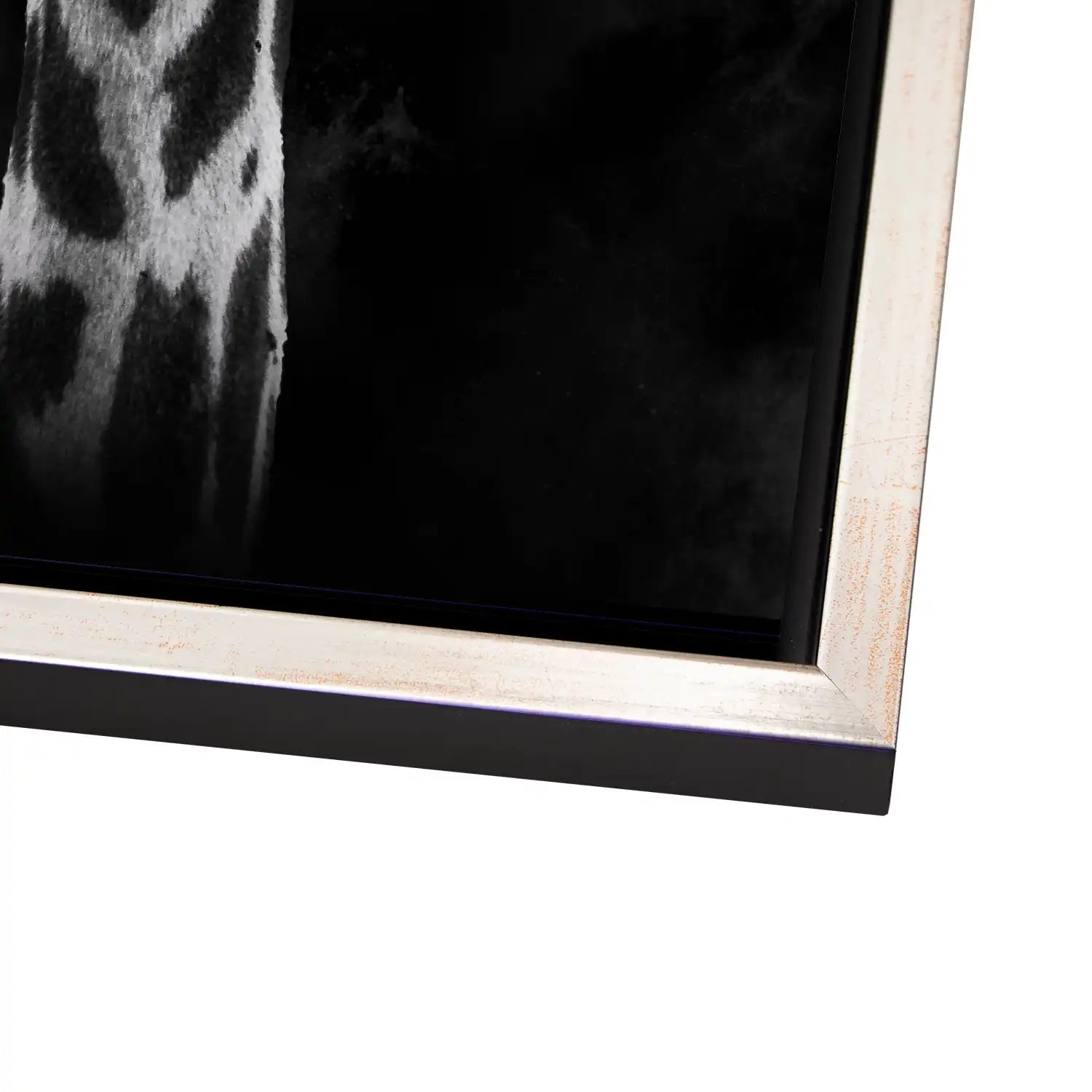 Giraffe Abstrakt Black Style AluDibond Bild INGALERIE