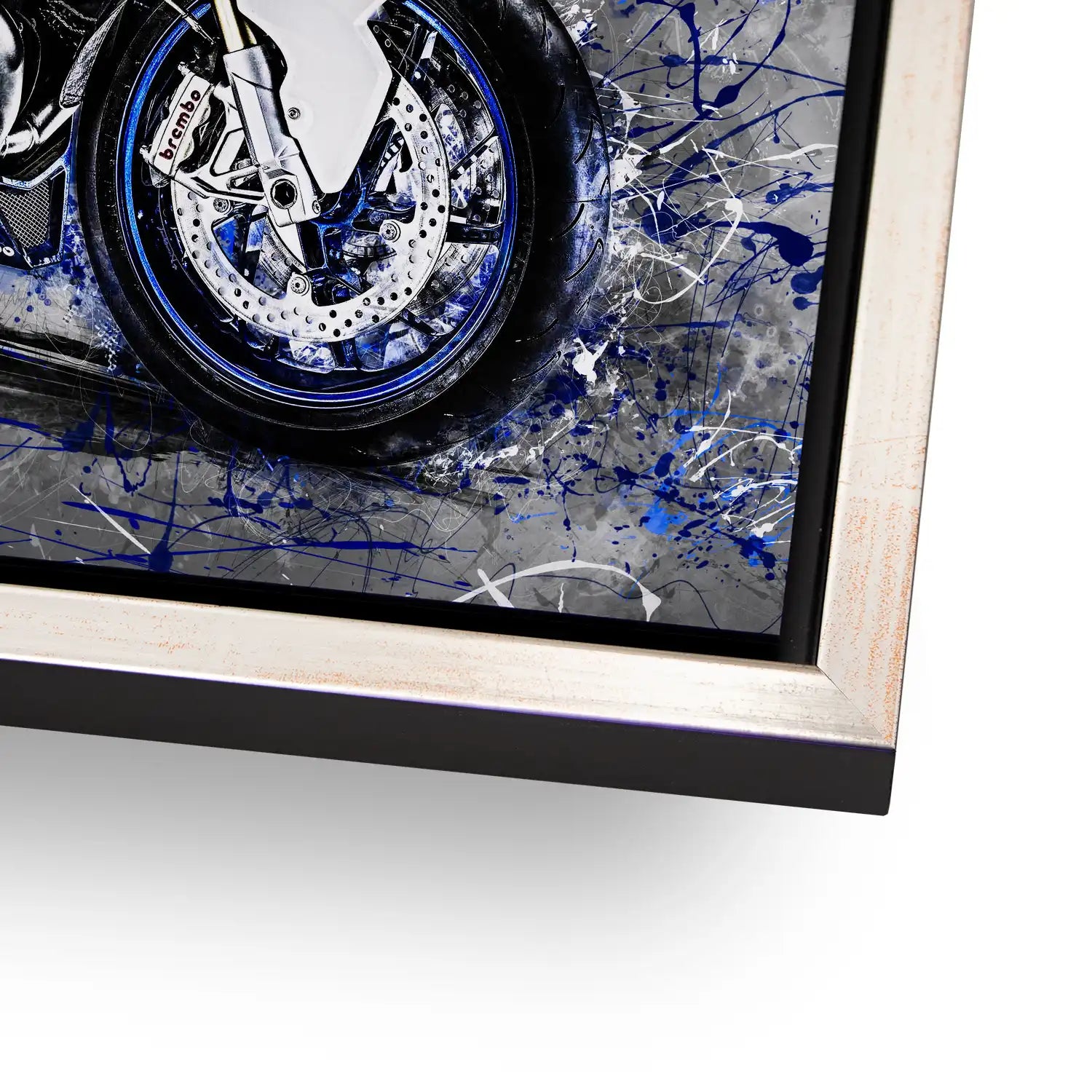 BMW HP2 Abstrakt Style AluDibond Bild INGALERIE