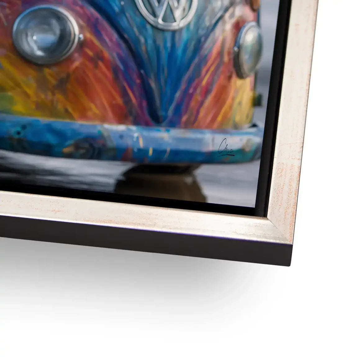 VW Bulli Beauty AluDibond Bild