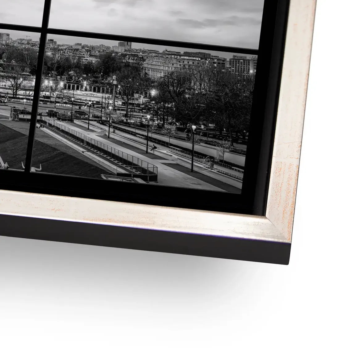 Paris Noir Alu Dibond Bild