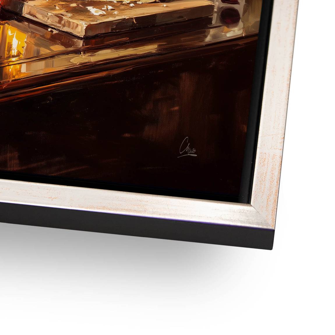 Wein im Licht AluDibond Bild