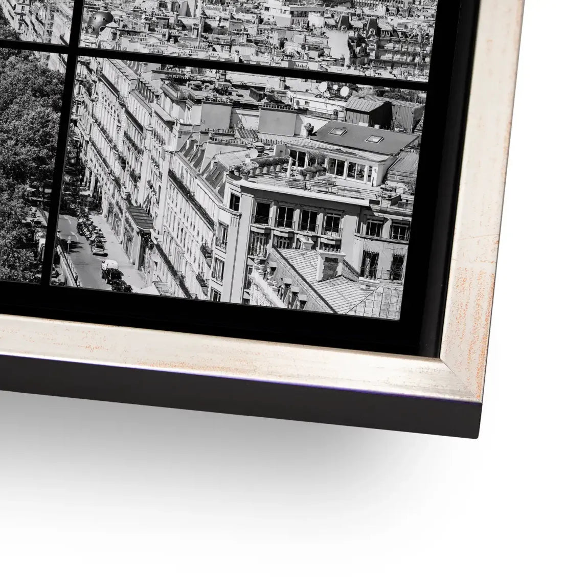 Paris Avenue Noir AluDibond Bild