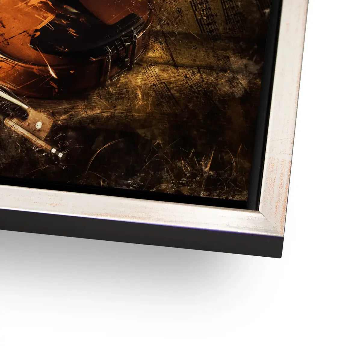 Golden Strings Melodie AluDibond Bild