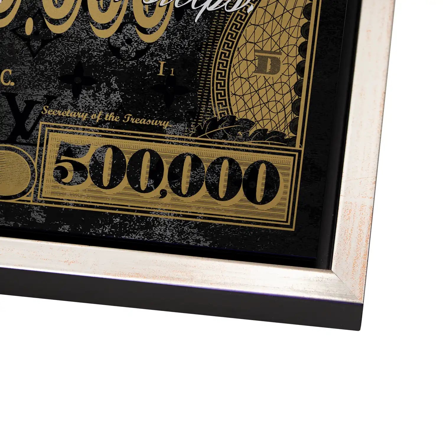 Dagobert Dollar Vintage AluDibond Bild INGALERIE
