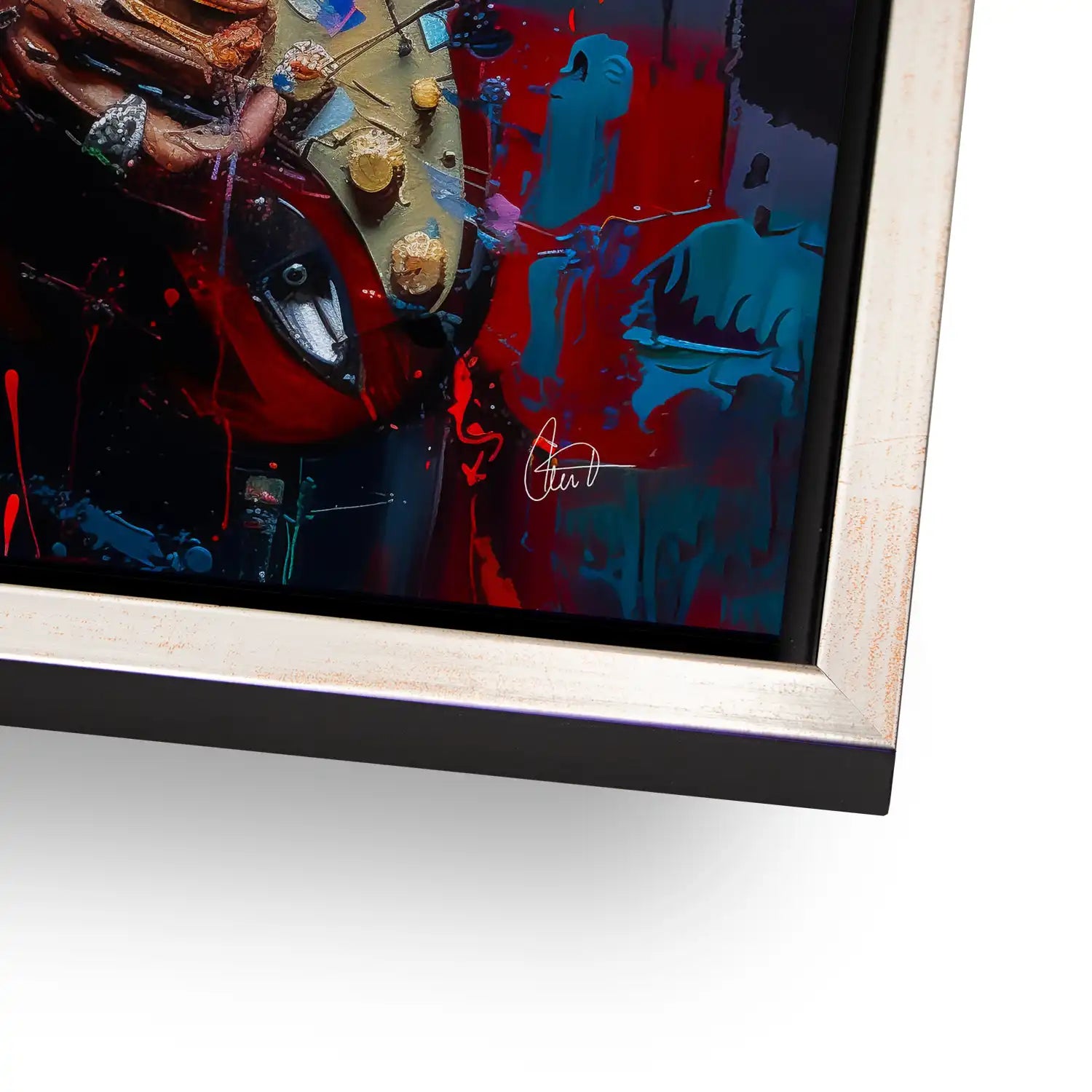 Jimi Abstrakt Color Aludibond Bild INGALERiE