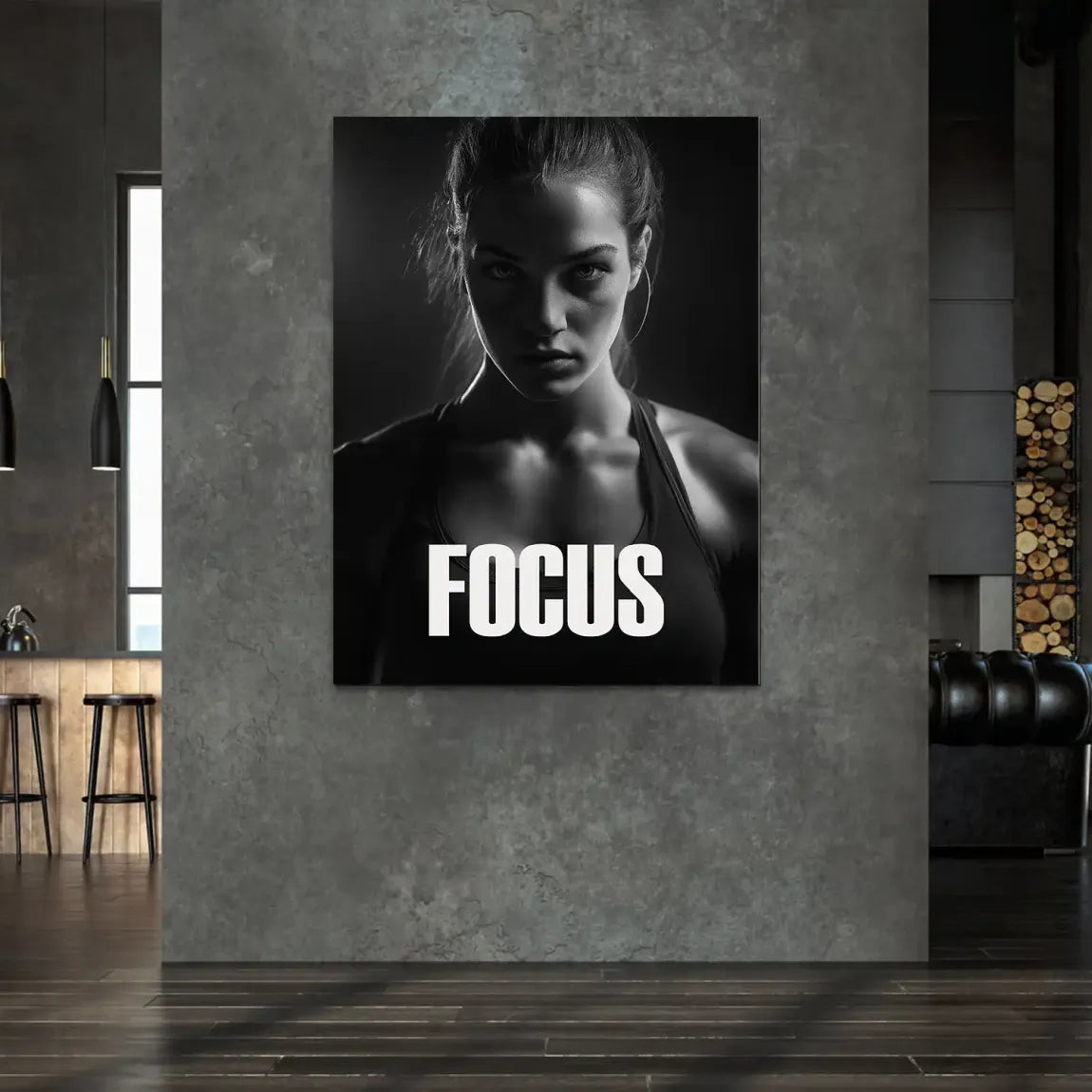 Focus Athletin Alu Dibond Bild