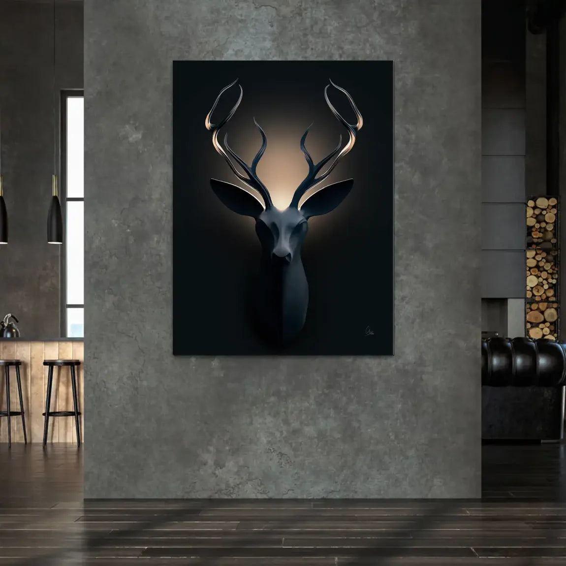 Majestätischer Hirsch Alu Dibond Bild