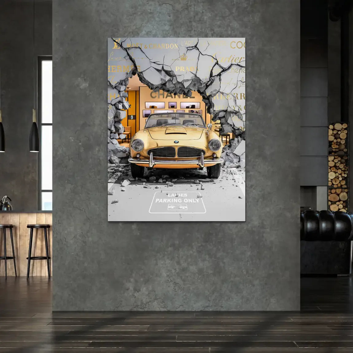 Luxury Shopping Alu Dibond Bild