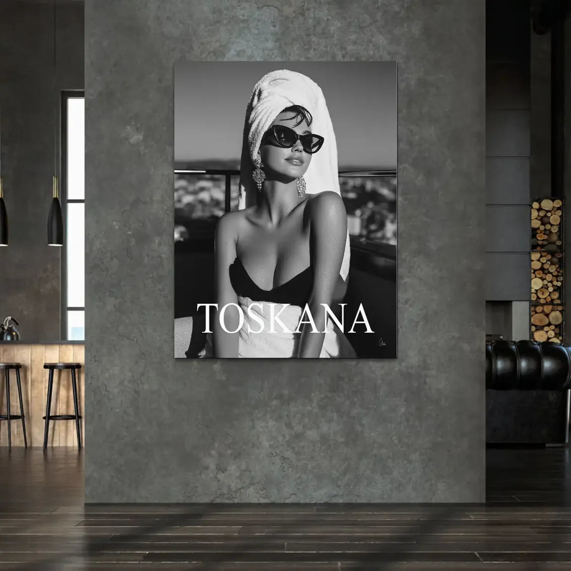 Toskana Glam Alu Dibond Bild