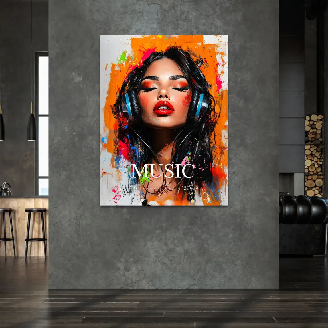 Music Soul Alu Dibond Bild