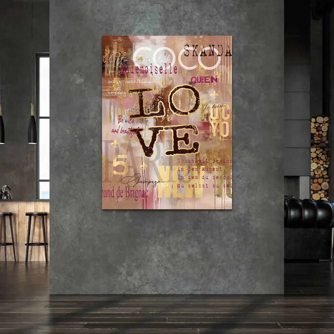 Coco Love Alu Dibond Bild