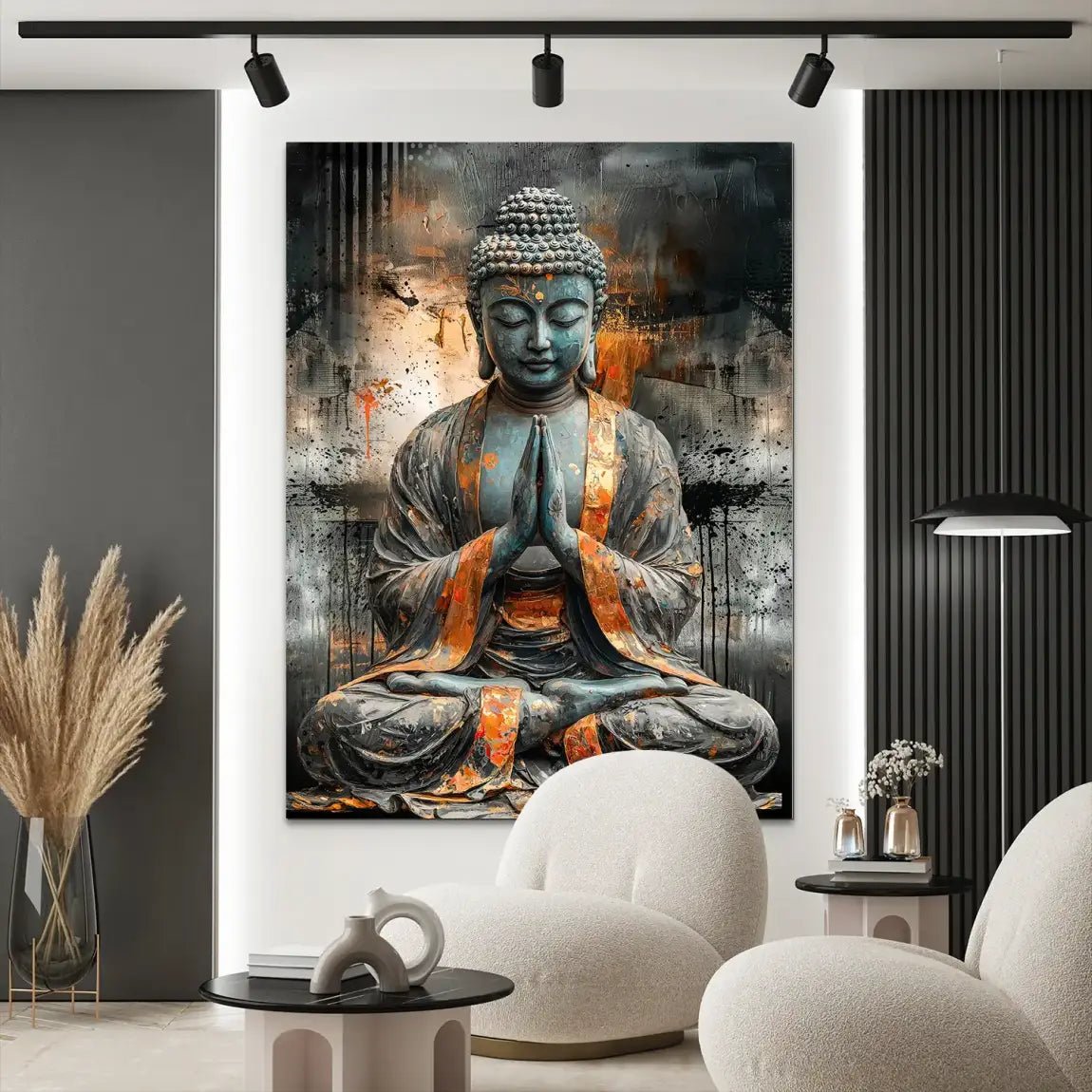 Buddha Abstrakt Nr.50 Alu Dibond Bild INGALERIE