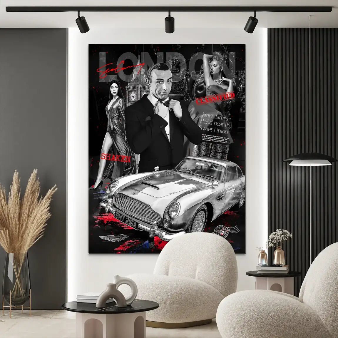 Bond London Style Alu Dibond Bild INGALERIE