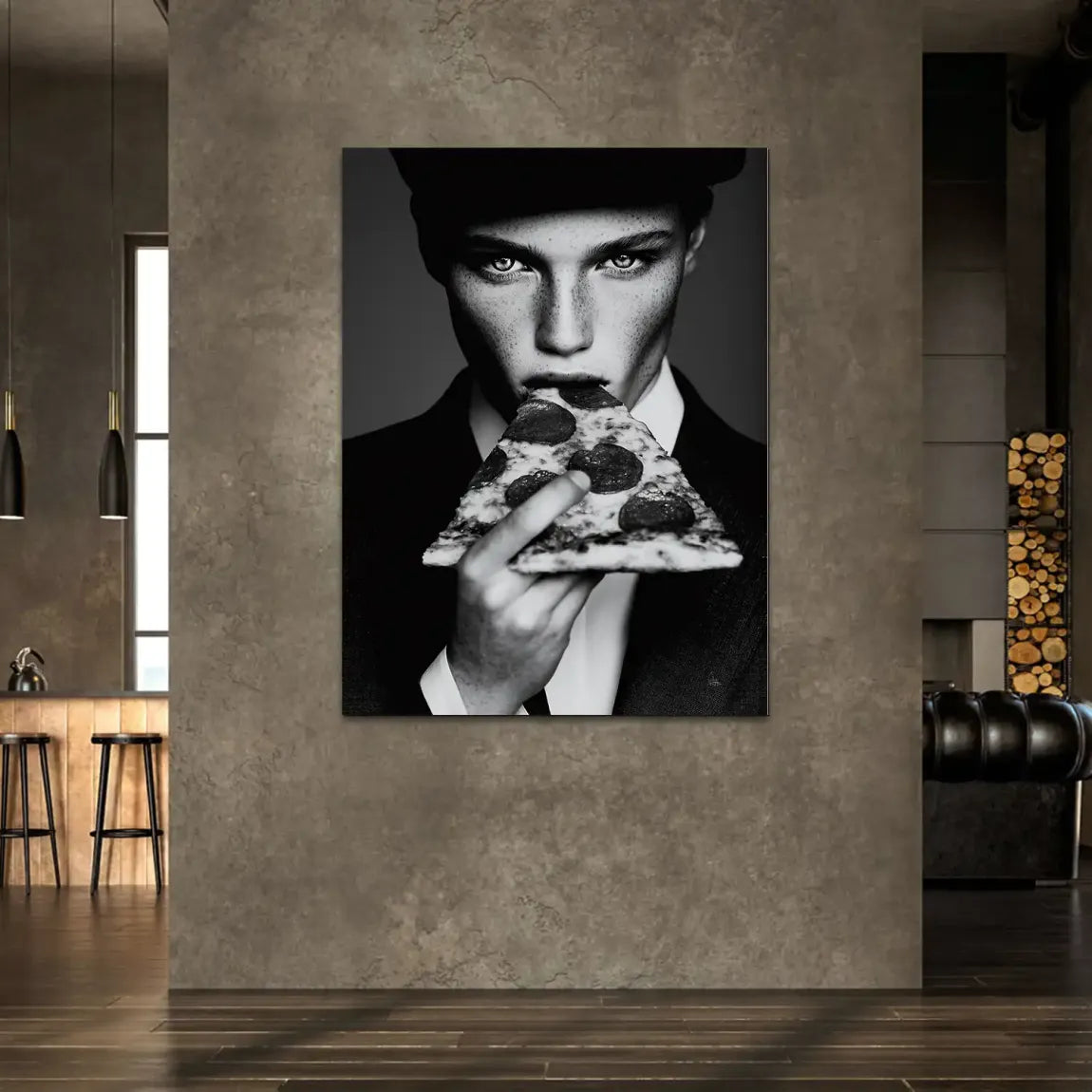 Pizza Charisma Alu Dibond Wandbild
