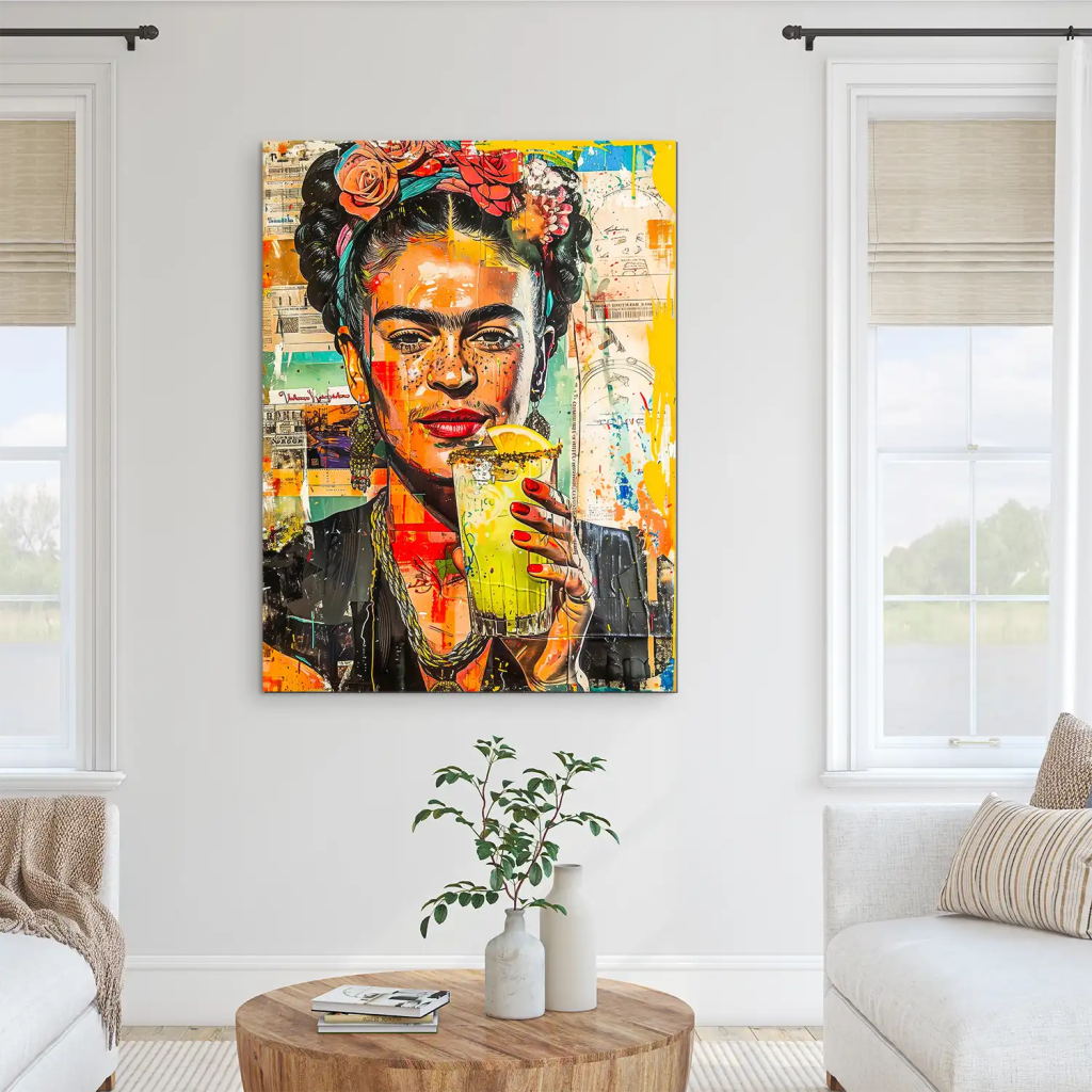 Frida Mexico Art AluDibond Bild INGALERIE