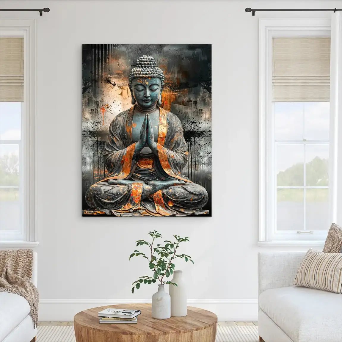 Buddha Abstrakt Nr.50 Alu Dibond Bild INGALERIE