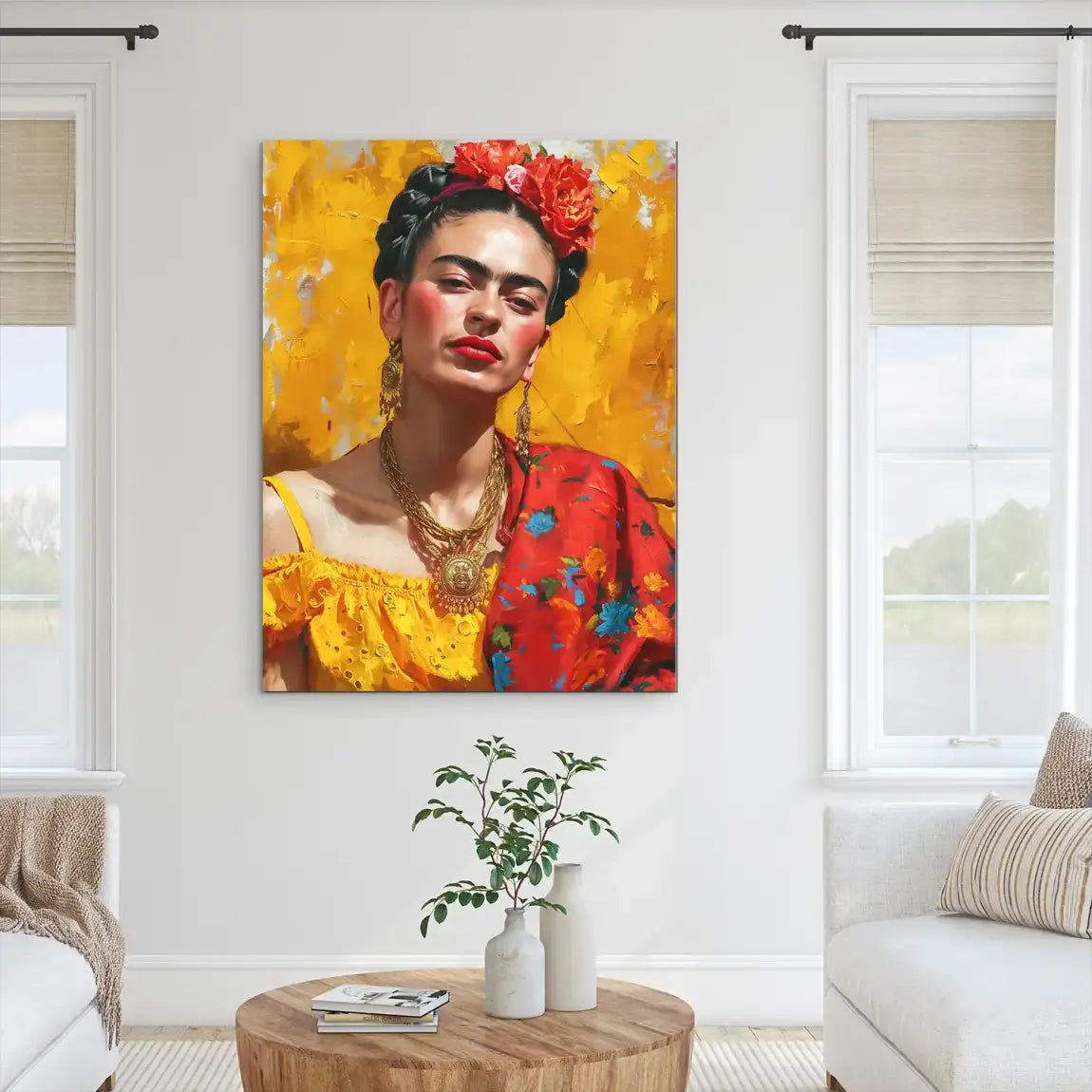 Frida Kahlo Art Alu Dibond Bild INGALERIE